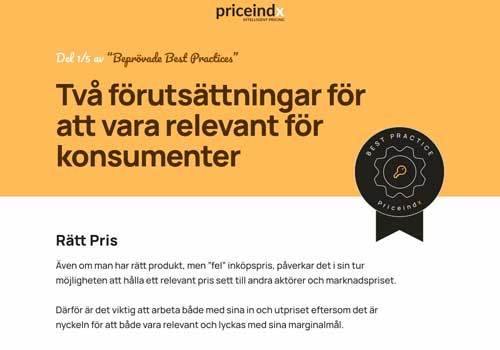Beprövade Best Practises del 1